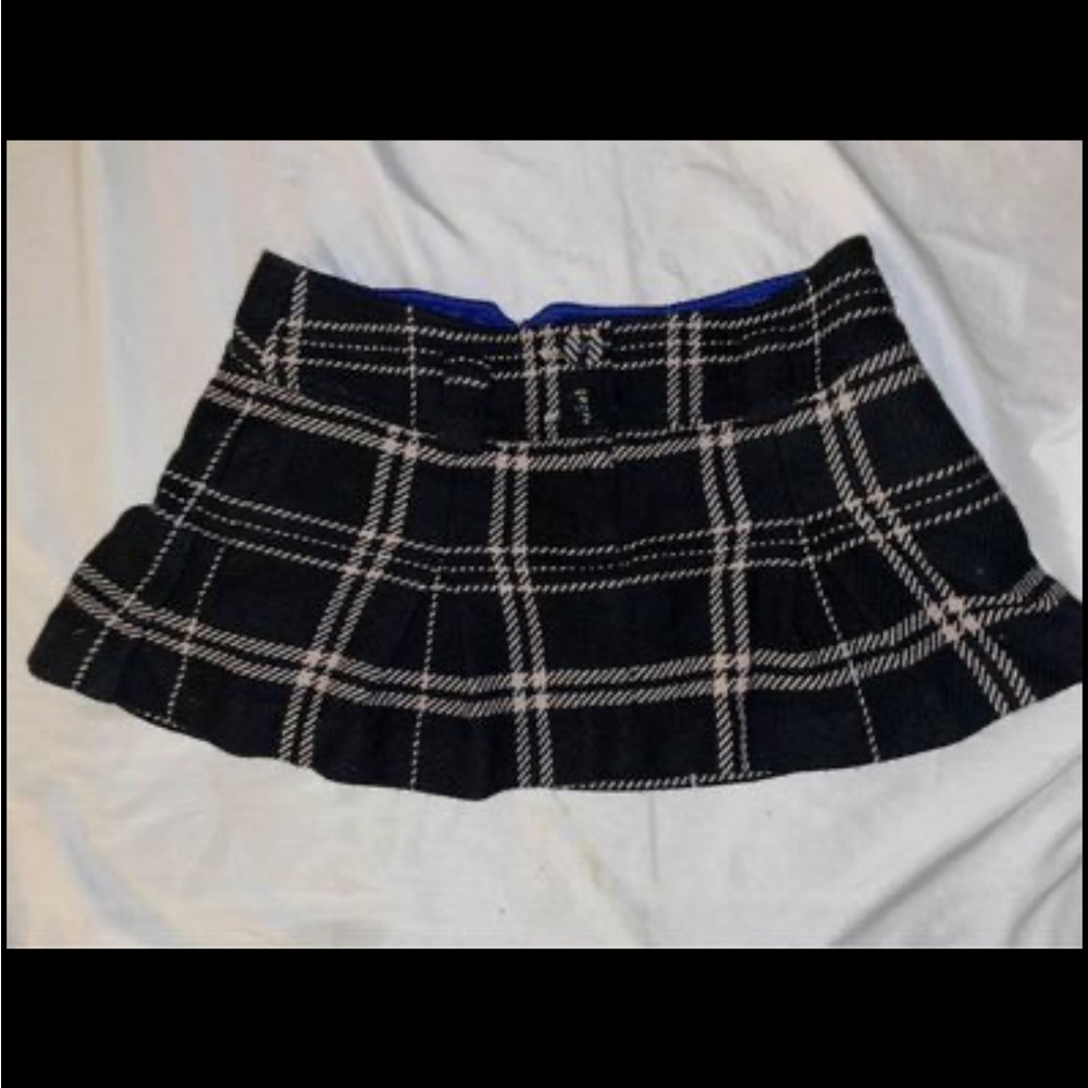 Vtg Plaid Mini Skirt American Eagle